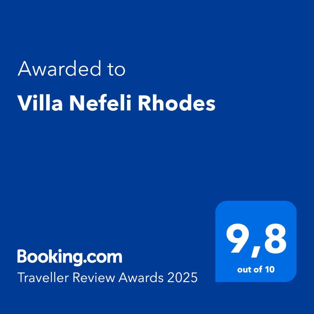 Villa Nefeli Rhodes アルハンゲロス エクステリア 写真